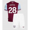 West Ham United Tomas Soucek #28 Hemmaställ Barn 2024-25 Korta ärmar (+ Korta byxor)